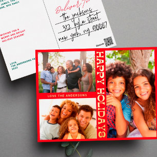 RED MODERN Gold PRETTIGE FEESTDAGEN MULTI Photo