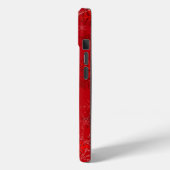 Red Modern Merry kerst Case-Mate iPhone Case (Achterkant / Links)
