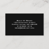 Red Modern Professional-Visitekaartjes Visitekaartje (Achterkant)