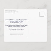 Red Modern stijlvol elk jaar Afstuderen 4 Foto Briefkaart (Achterkant)