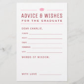 Red Modern Typography Afstuderen advies & wensen (Voorkant)