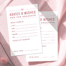 Red Modern Typography Afstuderen advies & wensen