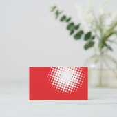 Red Modern Visitekaartje (Staand voorkant)