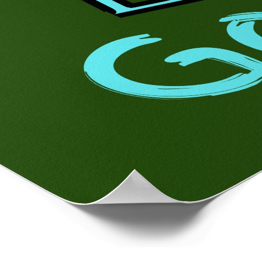 Red moeder aarde, ga groene aarde dag citaat poster (Hoek)