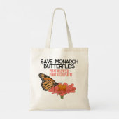 Red Monarchvlinders te redden Tote Bag (Achterkant)