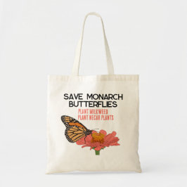 Red Monarchvlinders te redden Tote Bag