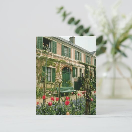 Red Monet's huis en tuin, Giverny, noordelijke sta Briefkaart (Staand voorkant)