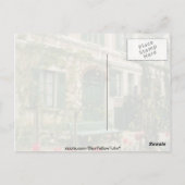 Red Monet's huis en tuin, Giverny, noordelijke sta Briefkaart (Achterkant)