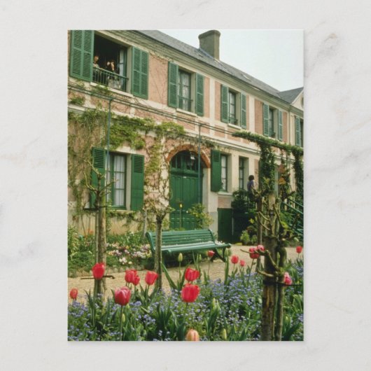 Red Monet's huis en tuin, Giverny, noordelijke sta Briefkaart (Voorkant)
