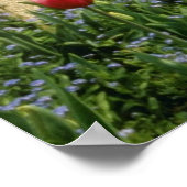 Red Monet's huis en tuin, Giverny, noordelijke sta Poster (Hoek)