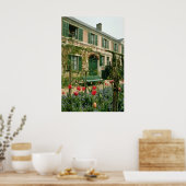 Red Monet's huis en tuin, Giverny, noordelijke sta Poster (Keuken)