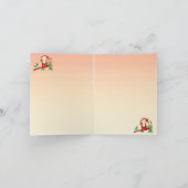 Red Monkey Animal Dank je Bedankkaart (Binnen)