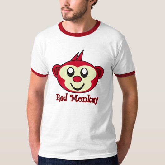 Red Monkey T-shirt (Voorkant)