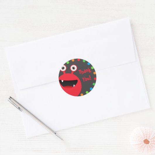Red Monster Dank u Stickers (Envelop)