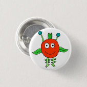 Red Monster Ronde Button 3,2 Cm (Voorkant /achterkant)