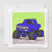 Red Monster Truck en Blue Monster Truck (Achterkant)