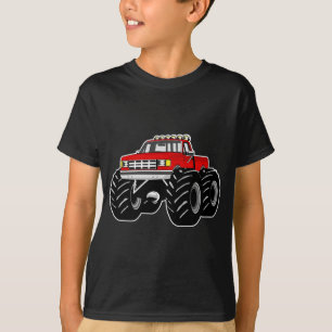 RED MONSTER TRUCK T-SHIRT