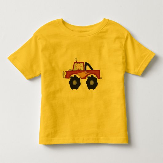 Red Monster Truck Tshirts en Gifts (Voorkant)