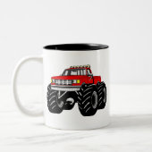 RED MONSTER TRUCK TWEEKLEURIGE KOFFIEMOK (Links)