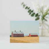 Red Montana Barns Briefkaart (Staand voorkant)