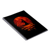 RED MOON ANIME SILHOUETTE NOTITIEBOEK (Rechterzijde)