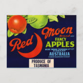 Red Moon Apples Briefkaart (Voorkant)