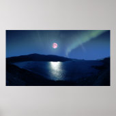 Red Moon Aurora Poster (Voorkant)