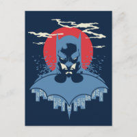 Red Moon Batman met Logo Briefkaart
