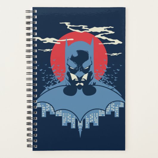 Red Moon Batman With Logo Planner (Voorkant)