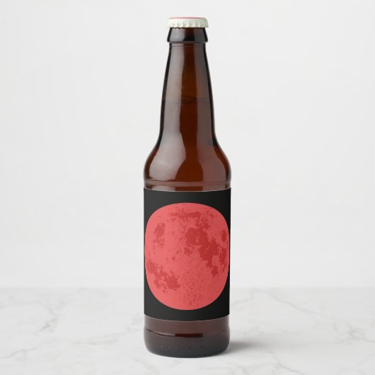 Red Moon Bier Etiket (Voorkant)