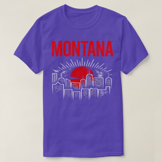 Red Moon Montana T-shirt (Design voorkant)