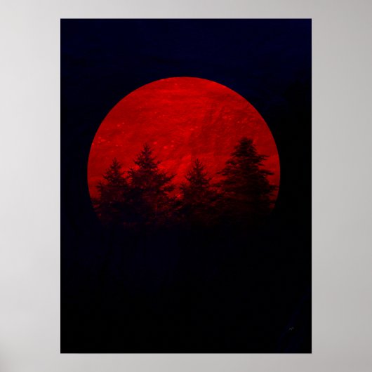 Red Moon Poster (Voorkant)