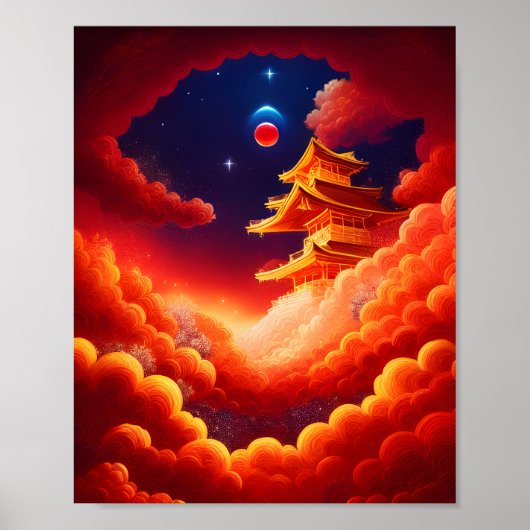 Red Moon Poster (Voorkant)