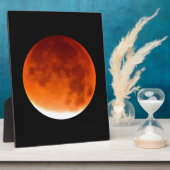 Red Moon Risiing Fotoplaat (Zijkant)