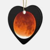 Red Moon Risiing Keramisch Ornament (Links)