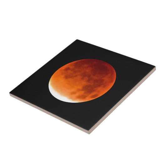 Red Moon Risiing Tegeltje (Zijkant)