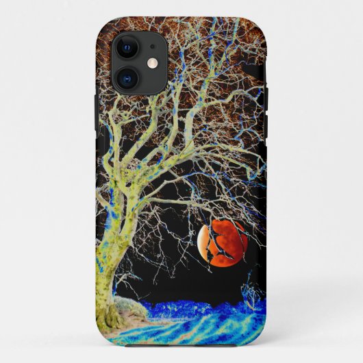 Red Moon Rising Case-Mate iPhone Case (Achterkant)