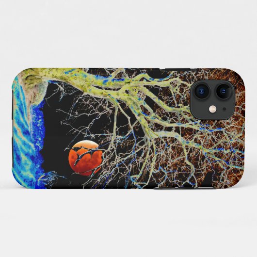 Red Moon Rising Case-Mate iPhone Case (Achterkant (horizontaal))