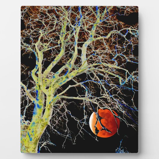 Red Moon Rising Fotoplaat (Voorkant)