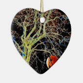 Red Moon Rising Keramisch Ornament (Rechts)