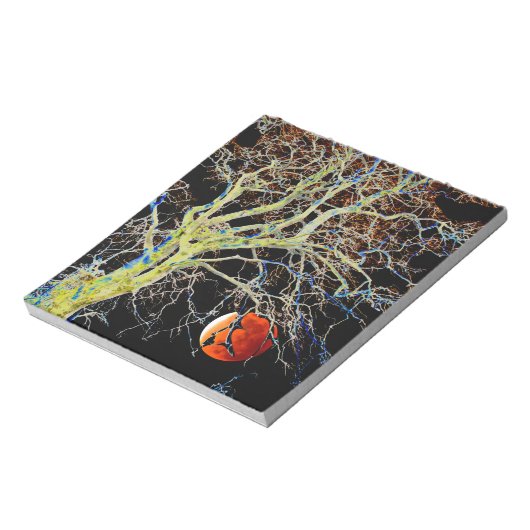 Red Moon Rising Notitieblok (Linkerzijde)