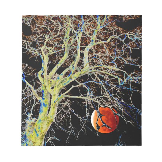 Red Moon Rising Notitieblok (Voorkant)