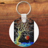 Red Moon Rising Sleutelhanger (Voorkant)