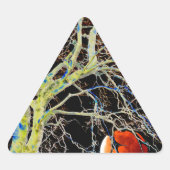 Red Moon Rising Sticker (Voorkant)