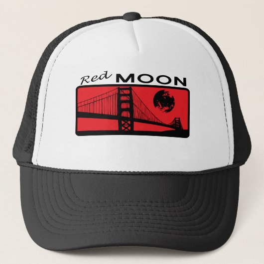Red Moon Trucker Hat Pet (Voorkant)