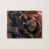 Red Moon Werewolf Legpuzzel (Horizontaal)