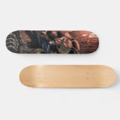 Red Moon Werewolf skateboard (Horizontaal)