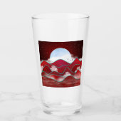 Red Moonrise Glas (Voorkant)