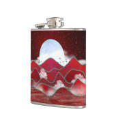 Red Moonrise Heupfles (Links)