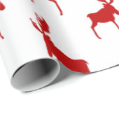 Red Moose Cadeaupapier (Rol Hoek)